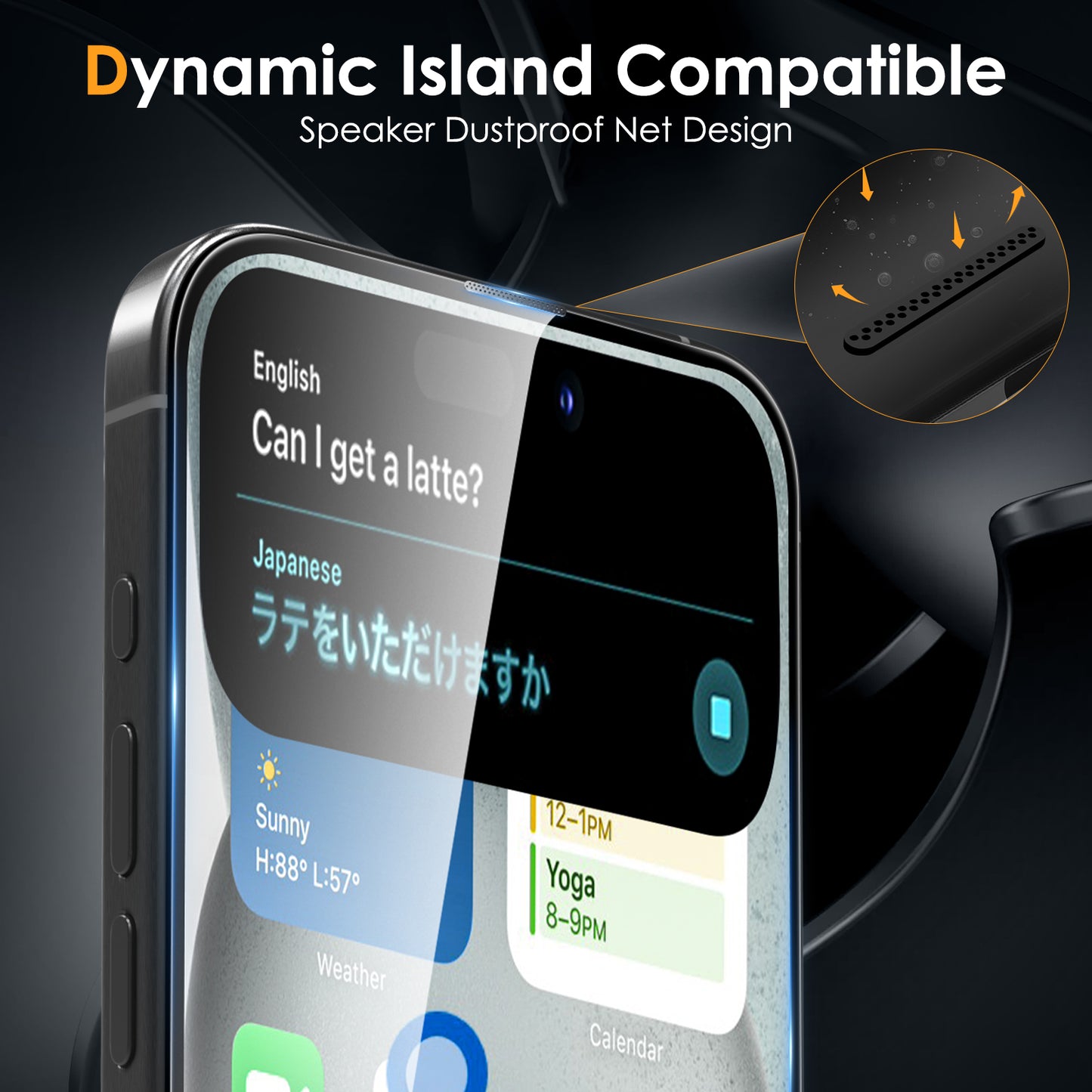 CTREEY CASE-INSTALLATION Series Screen Protector for iPhone 15 Pro Max